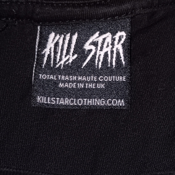 Killstar Upside Down Cross Shirt Horror Vintage Tee Dolls Kill Crucifix Satanic - Picture 2 of 5